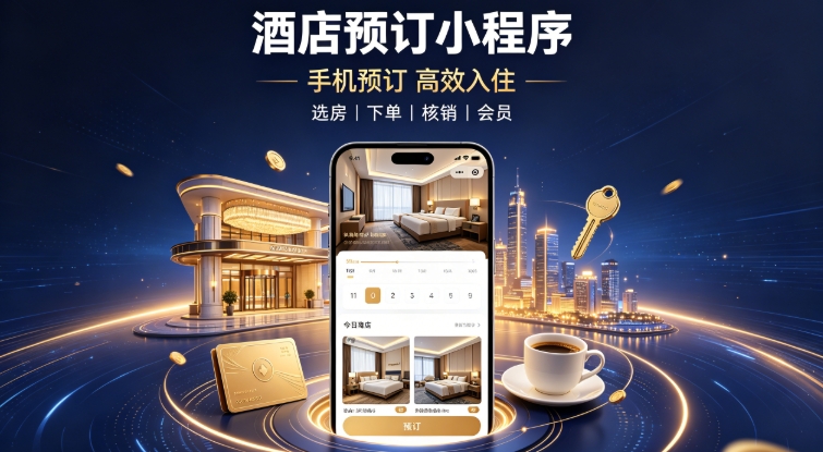 酒店自营预订小程序定制开发实战案例|PG贵宾厅本地门店私域小程序开发运营全解析